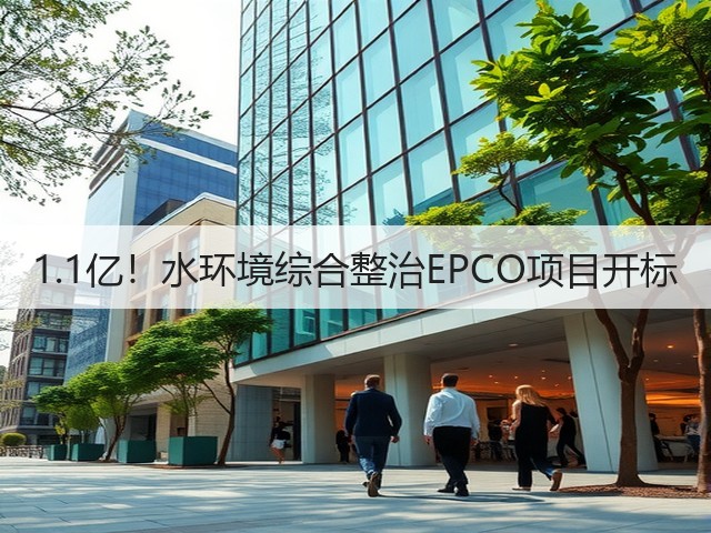 1.1亿!水环境综合整治EPCO项目开标(图2) 1.1亿!水环境综合整治EPCO项目开标(图2)