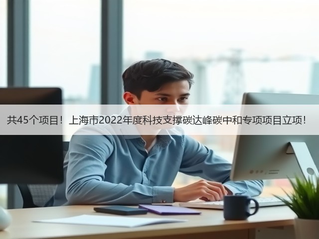 共45个项目!上海市2022年度科技支撑碳达峰碳中和专项项目立项!(图2) 共45个项目!上海市2022年度科技支撑碳达峰碳中和专项项目立项!(图2)