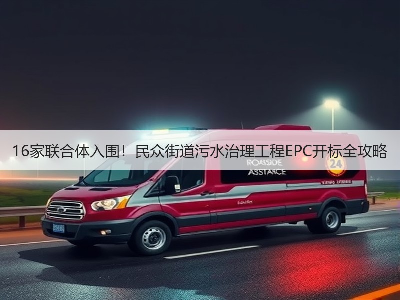 16家联合体入围!民众街道污水治理工程EPC开标全攻略 16家联合体入围!民众街道污水治理工程EPC开标全攻略