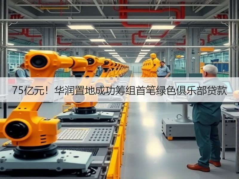 75亿元！华润置地成功筹组首笔绿色俱乐部贷款