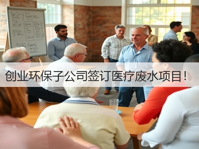 创业环保子公司签订医疗废水项目!(图2) 创业环保子公司签订医疗废水项目!(图2)