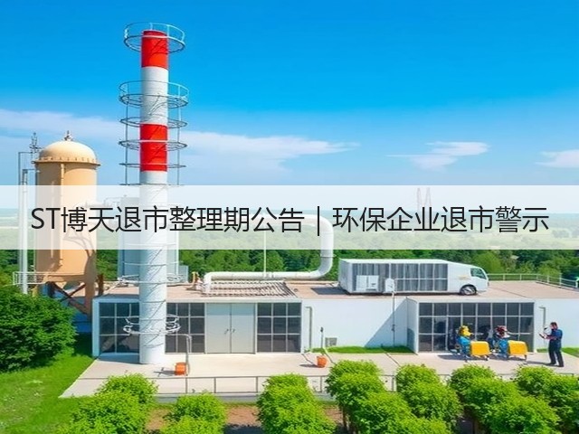 ST博天退市整理期公告|环保企业退市警示(图1) ST博天退市整理期公告|环保企业退市警示(图1)