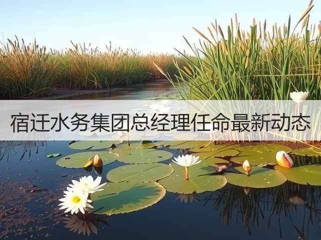 宿迁水务集团总经理任命最新动态(图3)