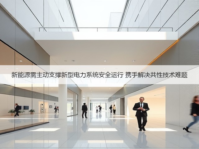 新能源需主动支撑新型电力系统安全运行 携手解决共性技术难题(图3) 新能源需主动支撑新型电力系统安全运行 携手解决共性技术难题(图3)