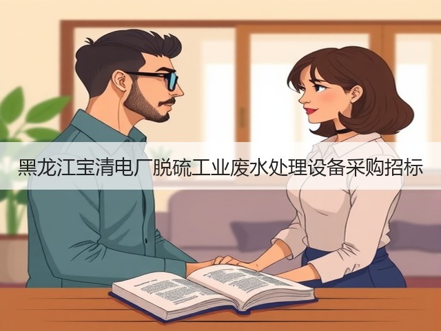 黑龙江宝清电厂脱硫工业废水处理设备采购招标(图2) 黑龙江宝清电厂脱硫工业废水处理设备采购招标(图2)