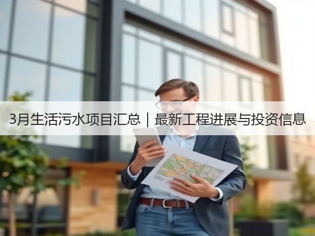 3月生活污水项目汇总|最新工程进展与投资信息(图3) 3月生活污水项目汇总|最新工程进展与投资信息(图3)