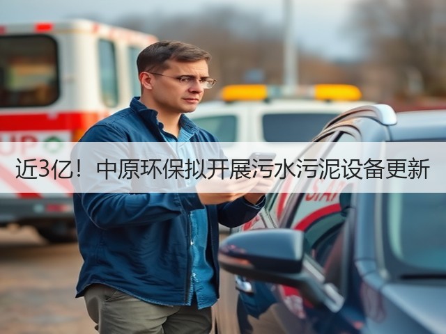近3亿!中原环保拟开展污水污泥设备更新(图1) 近3亿!中原环保拟开展污水污泥设备更新(图1)
