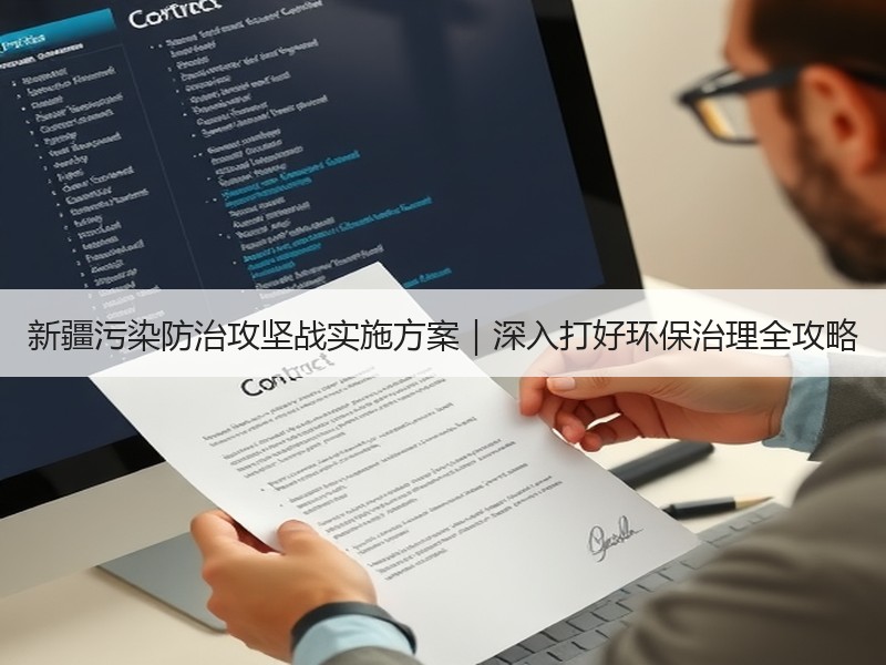 新疆污染防治攻坚战实施方案|深入打好环保治理全攻略 新疆污染防治攻坚战实施方案|深入打好环保治理全攻略