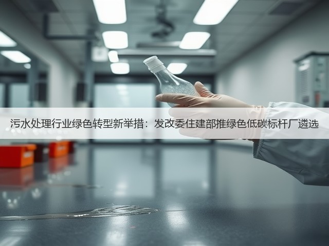 污水处理行业绿色转型新举措:发改委住建部推绿色低碳标杆厂遴选(图1) 污水处理行业绿色转型新举措:发改委住建部推绿色低碳标杆厂遴选(图1)
