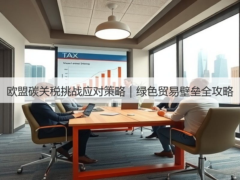 欧盟碳关税挑战应对策略｜绿色贸易壁垒全攻略