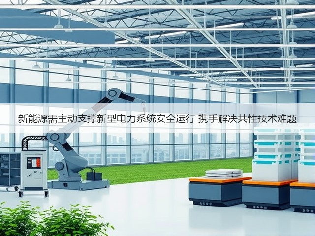 新能源需主动支撑新型电力系统安全运行 携手解决共性技术难题(图1) 新能源需主动支撑新型电力系统安全运行 携手解决共性技术难题(图1)