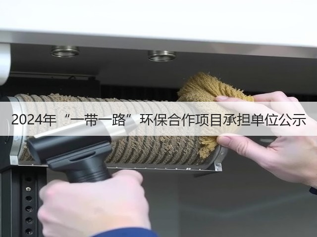 2024年“一带一路”环保合作项目承担单位公示(图2) 2024年“一带一路”环保合作项目承担单位公示(图2)