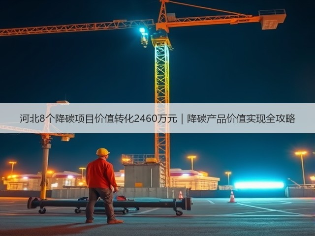 河北8个降碳项目价值转化2460万元|降碳产品价值实现全攻略(图2) 河北8个降碳项目价值转化2460万元|降碳产品价值实现全攻略(图2)