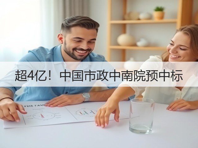 超4亿!中国市政中南院预中标(图2) 超4亿!中国市政中南院预中标(图2)