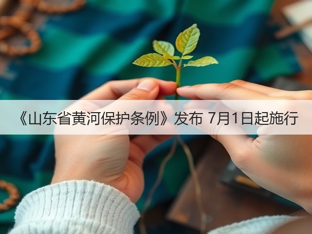 《山东省黄河保护条例》发布 7月1日起施行(图1) 《山东省黄河保护条例》发布 7月1日起施行(图1)