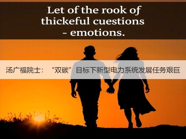 汤广福院士：“双碳”目标下新型电力系统发展任务艰巨(图2)