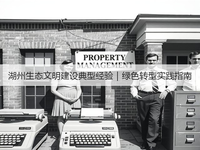 湖州生态文明建设典型经验|绿色转型实践指南(图3) 湖州生态文明建设典型经验|绿色转型实践指南(图3)