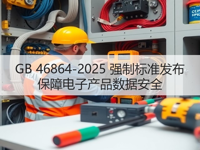 GB 46864-2025 强制标准发布 保障电子产品数据安全(图2)