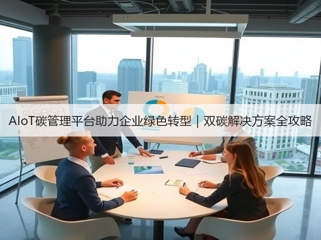 AIoT碳管理平台助力企业绿色转型|双碳解决方案全攻略(图2) AIoT碳管理平台助力企业绿色转型|双碳解决方案全攻略(图2)