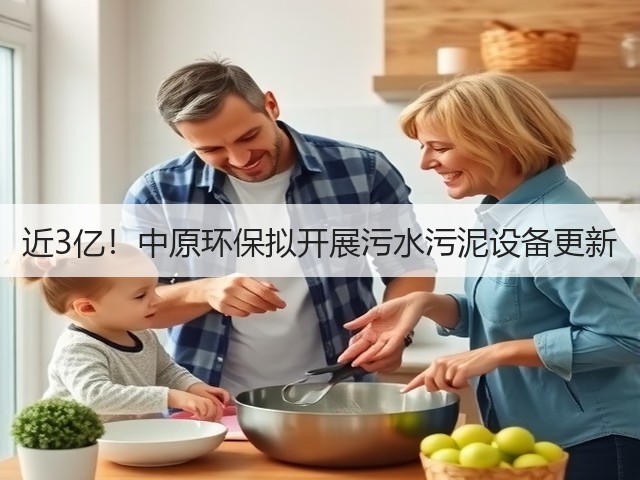 近3亿!中原环保拟开展污水污泥设备更新(图1) 近3亿!中原环保拟开展污水污泥设备更新(图1)