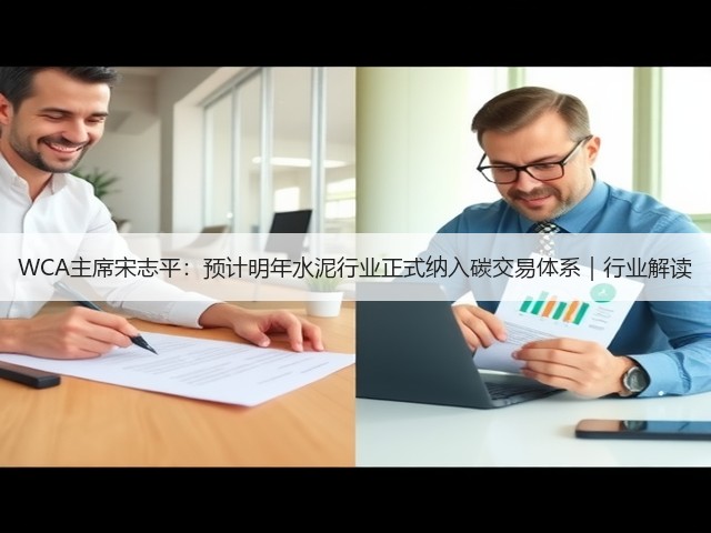 WCA主席宋志平：预计明年水泥行业正式纳入碳交易体系｜行业解读(图1)