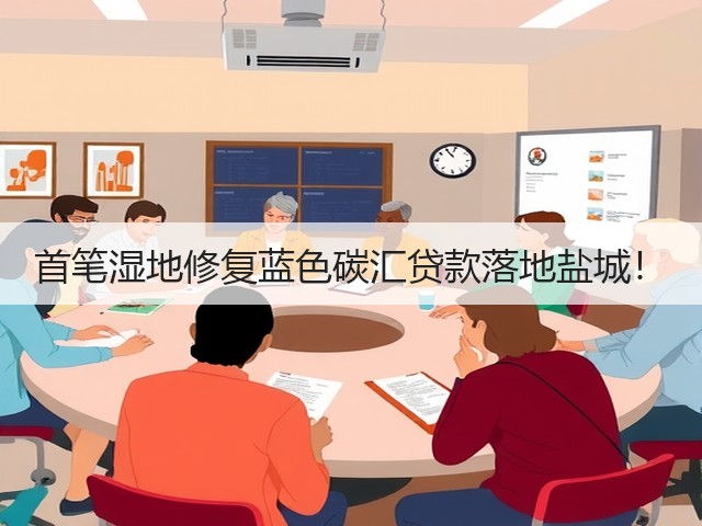 首笔湿地修复蓝色碳汇贷款落地盐城!(图1) 首笔湿地修复蓝色碳汇贷款落地盐城!(图1)