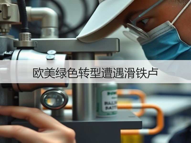 欧美绿色转型遭遇滑铁卢