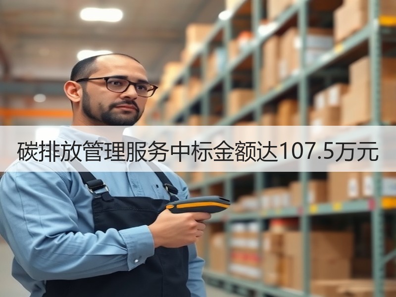 碳排放管理服务中标金额达107.5万元 碳排放管理服务中标金额达107.5万元