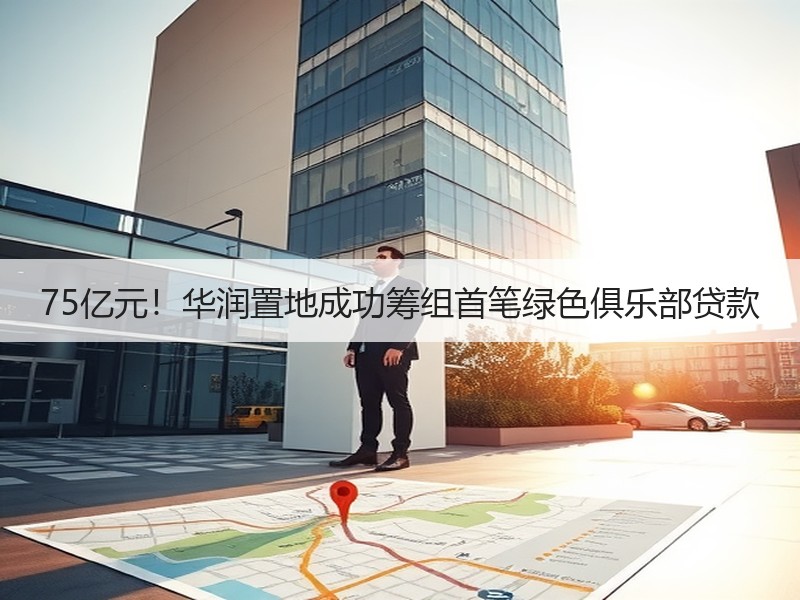 75亿元！华润置地成功筹组首笔绿色俱乐部贷款