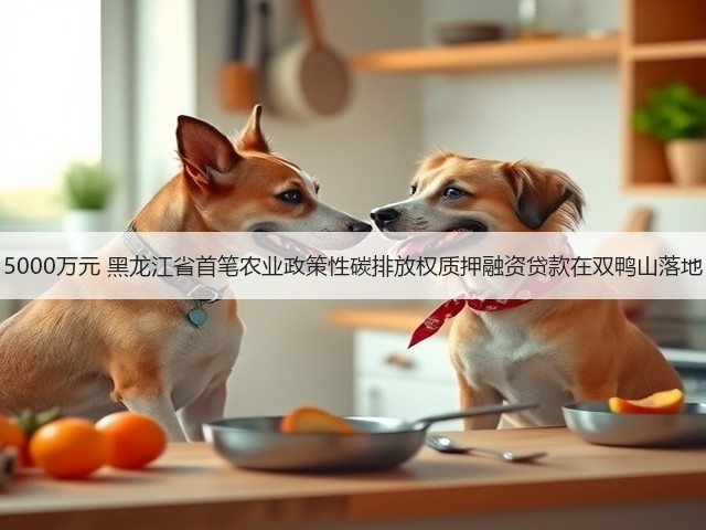 5000万元 黑龙江省首笔农业政策性碳排放权质押融资贷款在双鸭山落地(图1)