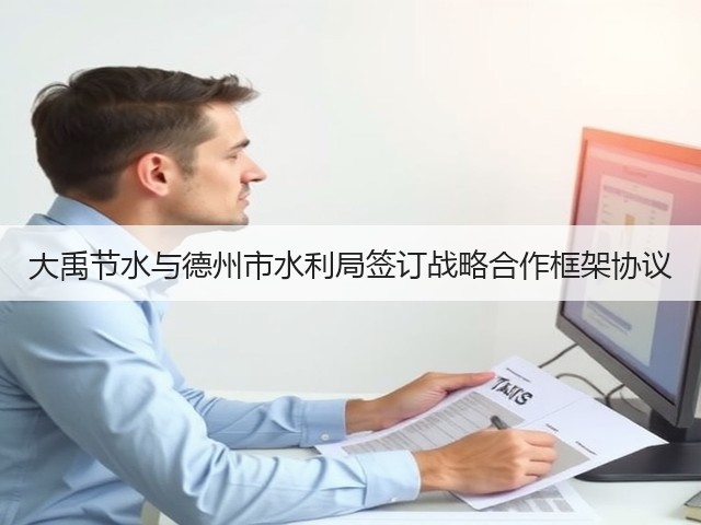大禹节水与德州市水利局签订战略合作框架协议(图2) 大禹节水与德州市水利局签订战略合作框架协议(图2)