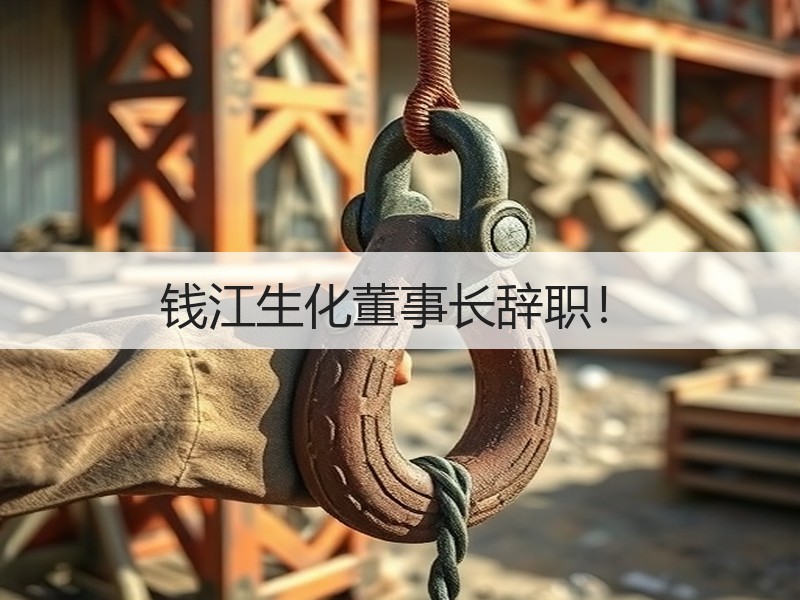 钱江生化董事长辞职！