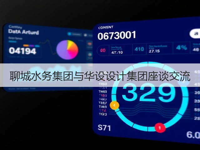 聊城水务集团与华设设计集团座谈交流(图1)