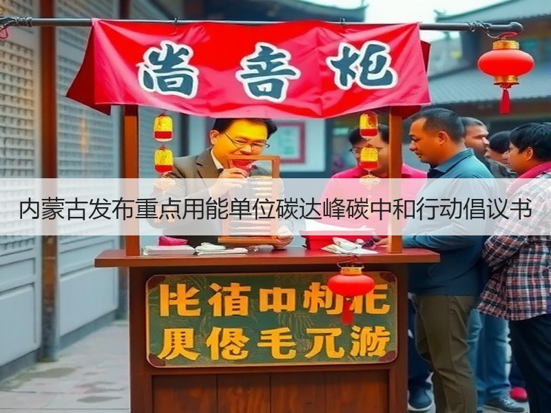 内蒙古发布重点用能单位碳达峰碳中和行动倡议书
