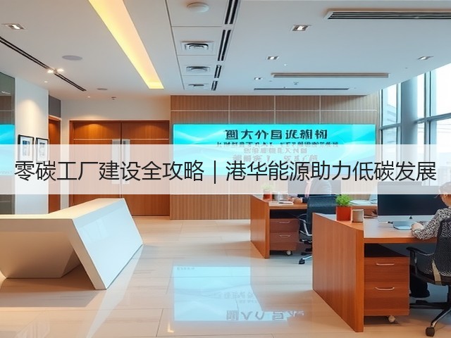 零碳工厂建设全攻略|港华能源助力低碳发展(图1) 零碳工厂建设全攻略|港华能源助力低碳发展(图1)