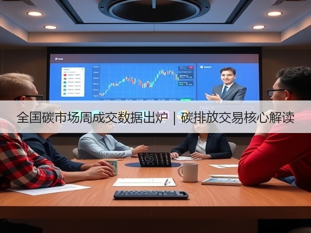 全国碳市场周成交数据出炉|碳排放交易核心解读(图1) 全国碳市场周成交数据出炉|碳排放交易核心解读(图1)