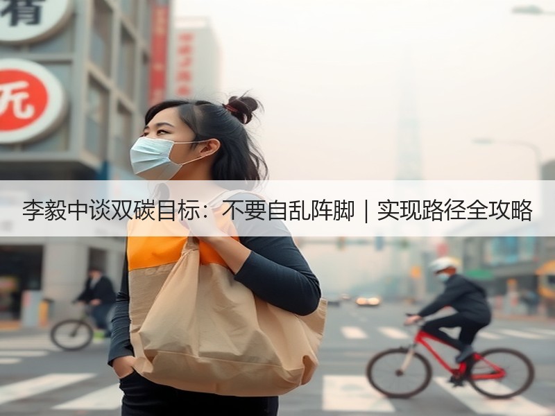 李毅中谈双碳目标：不要自乱阵脚｜实现路径全攻略