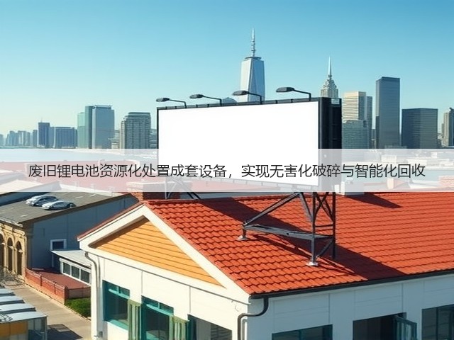 废旧锂电池资源化处置成套设备,实现无害化破碎与智能化回收(图1) 废旧锂电池资源化处置成套设备,实现无害化破碎与智能化回收(图1)