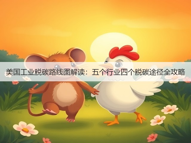 美国工业脱碳路线图解读:五个行业四个脱碳途径全攻略(图3) 美国工业脱碳路线图解读:五个行业四个脱碳途径全攻略(图3)