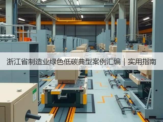 浙江省制造业绿色低碳典型案例汇编|实用指南(图3) 浙江省制造业绿色低碳典型案例汇编|实用指南(图3)