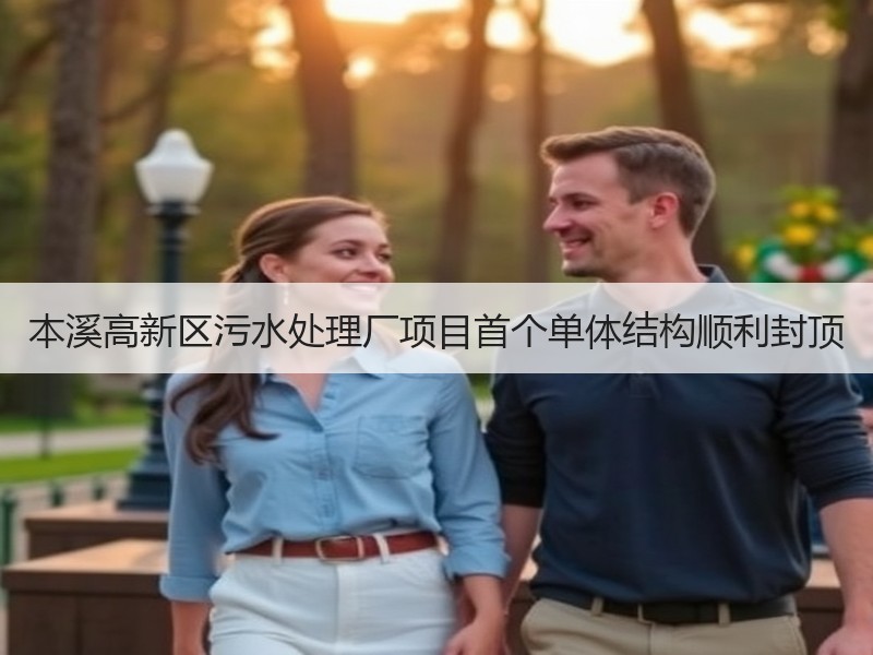 本溪高新区污水处理厂项目首个单体结构顺利封顶