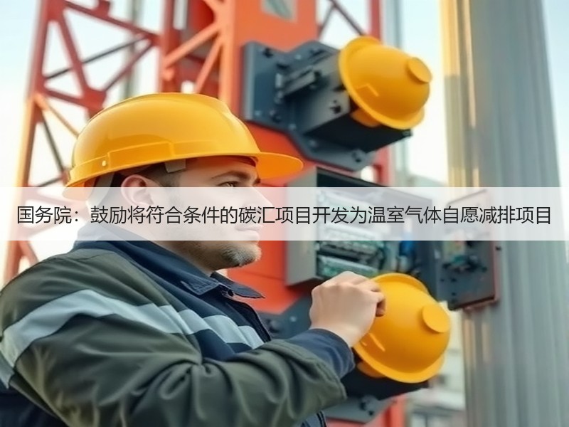国务院：鼓励将符合条件的碳汇项目开发为温室气体自愿减排项目