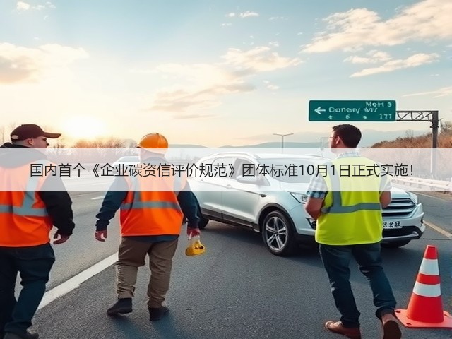 国内首个《企业碳资信评价规范》团体标准10月1日正式实施!(图1) 国内首个《企业碳资信评价规范》团体标准10月1日正式实施!(图1)