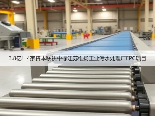 3.8亿！4家资本联袂中标江苏维扬工业污水处理厂EPC项目(图3)