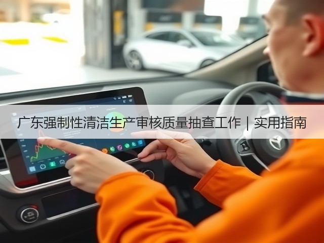 广东强制性清洁生产审核质量抽查工作|实用指南(图1) 广东强制性清洁生产审核质量抽查工作|实用指南(图1)