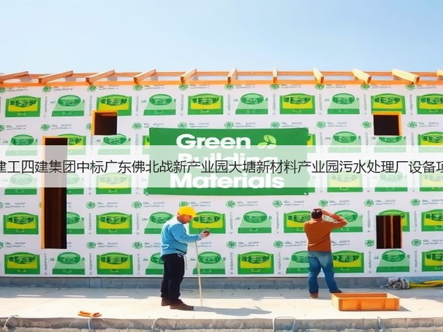 上海建工四建集团中标广东佛北战新产业园大塘新材料产业园污水处理厂设备项目!(图3) 上海建工四建集团中标广东佛北战新产业园大塘新材料产业园污水处理厂设备项目!(图3)
