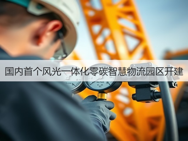 国内首个风光一体化零碳智慧物流园区开建(图1) 国内首个风光一体化零碳智慧物流园区开建(图1)