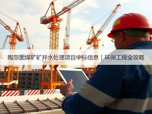 陶忽图煤矿矿井水处理项目中标信息|环保工程全攻略(图3) 陶忽图煤矿矿井水处理项目中标信息|环保工程全攻略(图3)