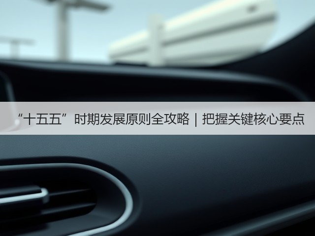 “十五五”时期发展原则全攻略|把握关键核心要点(图2) “十五五”时期发展原则全攻略|把握关键核心要点(图2)
