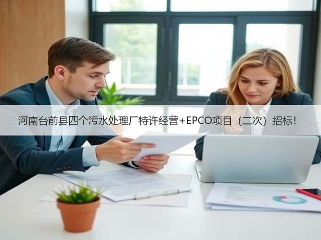河南台前县四个污水处理厂特许经营+EPCO项目（二次）招标！(图3)